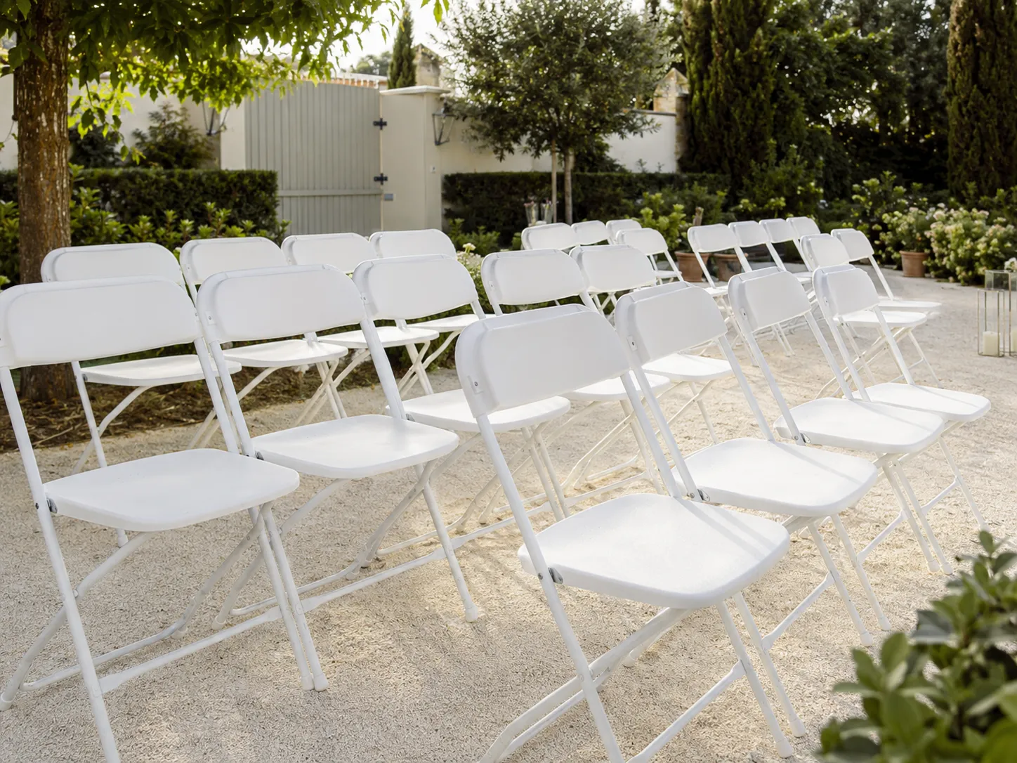Nos chaises blanches